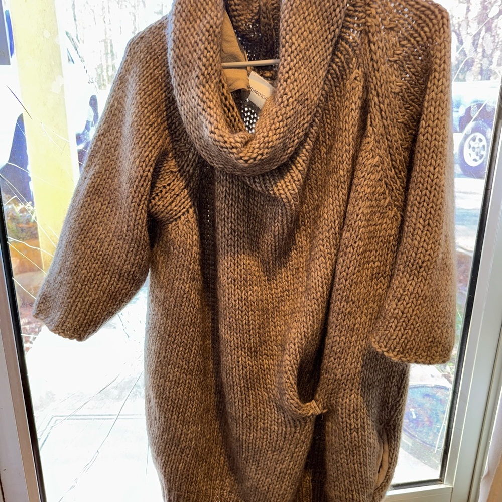 HUMANOID WOOL BLEND CHUNKY DRESS | size: small | worn once in perfect condition